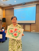 วาดภาพระบายสี ศิลปะด้วยมือวัยเก๋า ครั้งที่ 3
