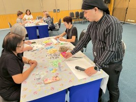 วาดภาพระบายสี ศิลปะด้วยมือวัยเก๋า ครั้งที่ 4