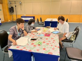 วาดภาพระบายสี ศิลปะด้วยมือวัยเก๋า ครั้งที่ 4