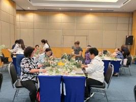 จัดดอกไม้ ต้นไม้มงคล ครั้งที่ 6