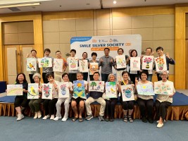 วาดภาพระบายสี ศิลปะด้วยมือวัยเก๋า ครั้งที่ 6