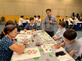 วาดภาพระบายสี ศิลปะด้วยมือวัยเก๋า ครั้งที่ 6