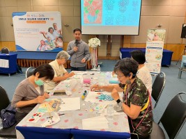 วาดภาพระบายสี ศิลปะด้วยมือวัยเก๋า ครั้งที่ 6