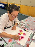 วาดภาพระบายสี ศิลปะด้วยมือวัยเก๋า ครั้งที่ 6