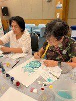 วาดภาพระบายสี ศิลปะด้วยมือวัยเก๋า ครั้งที่ 6